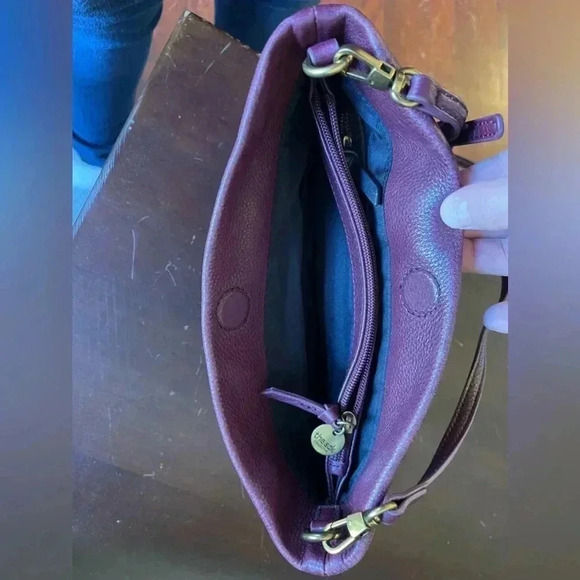 The Sak collective burgundy leather crossbody. - Picture 12 of 16